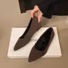 Sapatos de Salto Alto Finos Raso com Bico Apontado, Estilo Festa, Fivela Quadrada, Salto 4cm, Estilo Francês, Forrados com Lã, Aumentadores de Altura, Sapatos de Salto Único, Sapatos Peludos, Saltos Finos, Temporada de Primavera
