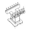 Esqueleto de transformador de potencia EE27 esqueleto EE27 esqueleto de filtro se puede combinar con núcleo magnético