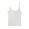 Top de Mujer Elegante de Moda 2026 Estilo Europeo y Americano Transfronterizo, sin Mangas, Cuello Redondo, Tirante Recto, Tres Colores 3253803