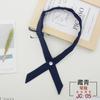 Moño Cruzado para Mujer Estilo Coreano Estilo Japonés Estilo Universitario Uniforme de Estudiante Accesorios de Uniforme Moño Casual Negro
