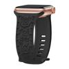 Nova pulseira Apple Watch aplicável Big Rose em relevo Pulseira esportiva para Apple Watch 1ª a 9ª geração em estoque de fábrica