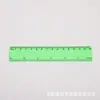 Régua de Cor Sólida Transfronteiriça de 15cm, Régua Reta Colorida, Réguas de Plástico Duplamente Chanfradas de 15cm, Conjunto de Réguas para Alunos do Ensino Fundamental, Publicidade Impressa