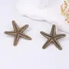 Para Transfronterizos Casual Estilo Resort Oceánico Elegantes Modernos Textura Única Pendientes de Estrella de Mar Versátiles Elegantes Pendientes para Mujer