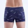Ropa interior de algodón para hombre, calzoncillos bóxer de algodón con diseño U convexo, de cintura media, estampado 3D, talla grande, nueva ropa interior transpirable para hombre al por mayor