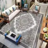 Alfombra Estilo Bohemio, Terciopelo de Cristal, Resistente a Manchas y Fácil de Cuidar, Felpudo para Uso en el Hogar, Alfombrilla Decorativa para Mesa de Café de Sofá, Envío Transfronterizo