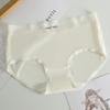 Ropa interior popular de talla grande para mujer, Algodón puro, Categoría A, Algodón puro 7A Antibacterial Entrepierna Extendida Ropa interior para mujer, Transpirable, Fina, Cintura Media, Respetuosa con la piel