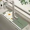 Tapete Drenante de Lama Diatomácea Pad Absorvente para Torneira de Cozinha Limpável Sem Lavagem Resistente a Mofo Secagem Rápida Pad para Pia de Lavatório