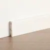 Rodapé de Madeira Maciça Puro, Tinta para Madeira Maciça, Rodapé Pintado para Piso, Linha de Canto Ultrafina Minimalista, Novo Estilo