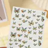 2024 Nuevo Joyería Japonesa para Uñas Rosa con Pegamento Mariposa Adhesiva Ai Saint Mariposa Ilustraciones Nuevo Paquete para Uñas