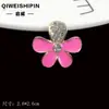Flor de Cinco Pétalas Totalmente de Diamante Acessórios de Liga DIY para Capa de Celular Adesivos de Beleza Acessórios de Joia de Diamante Materiais para Acessórios de Cabelo DIY Feitos à Mão