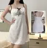 Camisola Sexy Novo Estilo Tentação Estilo Pura Luxúria Renda Sexy Acabamento Roupa de Casa Fina Camisola de Alça Confortável para Mulheres 9981