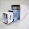 Fabricante Produce Canaletas de Cableado de PVC, Canaletas para Cables Grises Ignífugas, Perfiles Especiales de Duro PVC de 60*60mm