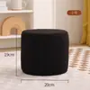 Banqueta para trocar de sapatos na porta de casa, banqueta pequena de celebridade da internet, banco criativo simples em forma de dado, banqueta para sofá de sala, banquinho de madeira maciça
