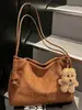 Bolsa Tote Grande de Moda Nova Primavera 2026, Bolsa de Ombro/Axila Casual Elegante e Simples
