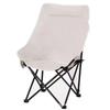 Silla Luna para Exterior con Respaldo Alto, Portátil, Plegable, Juego de Mesa y Silla, Camping, Picnic, Puesto Callejero, Silla de Ocio, Venta al por Mayor