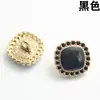 Botones cuadrados de tacón alto metálicos plateados en stock para venta al por mayor, adecuados para prendas de punto, camisas y decoración de ropa, 12 mm