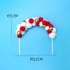 Arco de bolas de pelo, amor, bola de pelo, pastel, tarjeta, inserción, cumpleaños, horneado, decoración, escena, accesorios, bola de pelo, arcoíris, enchufe