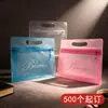 Suministro Directo de Fábrica Bolsa de Empaque Transparente de PVC con Cierre Automático Bolsa para Artículos de Tocador de Viaje Portátil Set Bolsa con Cierre Bolsa de PVC