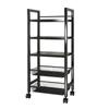 Rack de Armazenamento Multifuncional de Cozinha de Chão para Microondas, Temperos, Legumes, Utensílios de Cozinha, Forno, Camadas