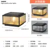 Iluminación para Decoración del Hogar Zhongshan Lámpara de Columna de Jardín de Aluminio Solar para Patio Nuevo Estilo Chino Lámpara Solar para Exteriores de Valla