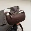 Bolsa Boston Popular deste Ano 2025 Outono Nova Bolsa de Ombro Transversal Nicho Retrô Bolsa Almofada Cor Lisa