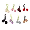 Accesorios de Tulipán de Lana Flores Dulce Fresca Decoración Bolsa de Flores Ropa Accesorios para el Cabello Cuerda de Corbata Accesorios Colgantes Accesorios