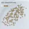 Joyería para Uñas Color Champagne Brillante Circonia Mini Pequeños Planos Fondo Diamante Mezclado Forma Especial Marquise Joyería de Diamante para Uñas Venta al por Mayor