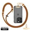Lanyard para teléfono móvil con explosiones se puede colgar en la espalda cuerda ajustable para colgar en el cuello cuerda tejida corta para la muñeca anti-pérdida venta al por mayor de fábrica