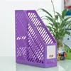Suporte de Armazenamento de Pasta Única para Desktop Barra de Arquivo Plástica Logotipo Imprimível Material de Escritório Caixa Única Espessa para Arquivos
