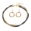Juego de Collares Gargantilla Corta Versátiles de Perlas Artificiales para Bodas Transfronterizas, Juego de Collares Gargantilla Exagerados y Elegantes, Exquisitos Accesorios de Banquete