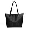 Bolsos para Mujer 2025 Nueva Moda Bolso Tote Casual de Gran Capacidad para Ir al Trabajo Tejido de Alta Gama de Un Solo Hombro Bolso Sobaco de Pu
