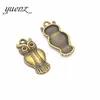 YuenZ accesorios para joyería diy búho retro aleación colgante comercio exterior popular D110