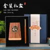 Porta Plumas Creativo de Madera Maciza Adornos de Escritorio Personalizados Nogal Negro Regalos para Eventos Souvenirs Culturales y Creativos Ogo Personalizado