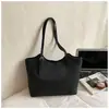 Bolso Grande de Mujer Vintage 2026 Nuevo Primavera/Otoño Casual para el Trabajo Bolso de Hombro Bolso Tote Simple Versátil