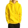 Suéter grueso con forro polar para otoño e invierno, sudadera con capucha para hombre, sudadera moderna, abrigo nuevo, jersey de color liso, estilo coreano para estudiantes