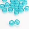Nuevas cuentas de vidrio liso de 14 mm con agujeros grandes, venta al por mayor, accesorios para el cabello con cuentas, accesorios de boda, material, cuentas de cristal multicolor