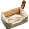 Canil Espesso para Cachorro, Canil Quente de Inverno para Gato, Universal para Todas as Estações, Lavável e Resistente a Mordidas, Canil Pequeno, Médio e Grande, Tapete à Prova de Frio