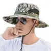 Sombrero de Senderismo para Exteriores, Sombrero de Pescador para Hombre, Sombrero de Pesca con Protección Solar, Sombrero para el Sol, Sombrero de Ala Ancha Estilo Nuevo, Protección UV