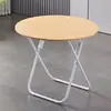 Mesa redonda pequena dobrável, atacado do fabricante, adequada para uso doméstico, apartamentos pequenos e imóveis de aluguel; design de mesa simples e redondo