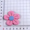 Tecido estilo coreano, florzinhas coloridas e nó de borboleta, produtos semiacabados para DIY, acessórios decorativos feitos à mão para roupas, acessórios para bebê no atacado