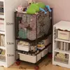 Estante de Armazenamento de Brinquedos para Bebês e Crianças de Chão Removível Estante de Armazenamento Doméstico Estante de Brinquedos Simples Classificação e Organização Armazenamento