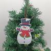 Fabricante Venta al por Mayor Colgantes de Navidad Papá Noel Decoraciones de Copo de Nieve Colgantes Pequeños de Alce Colgantes para Árbol de Navidad Venta al por Mayor