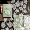Pacote de Adesivos Momo Transfronteiriço Série Natural Meio-Tom Diário Artístico Material DIY Adesivos Decorativos 30 Folhas 4 Estilos