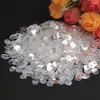 Lentejuelas redondas 3 4 5 6 mm cuentas de cristal transparentes planas diy hecho a mano accesorios para vestidos de novia accesorios