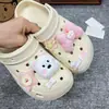 Os Tamancos de Filhote West Highland Mais Vendidos do Livro Vermelho Sapatos Desenho Animado com Fivelas de Sapato Versáteis de Tamanco Fofas DIY