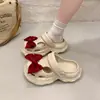 Sandalias de Plataforma para Mujer Estilo Dulce y Elegante, Novedad Primavera/Verano 2026, con Lazo, Cómodas y Versátiles