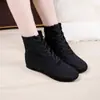 Botas de Jazz de Cano Alto Sapatos de Prática Sapatilhas de Ballet Étnicas Sapatos de Prática com Solado Macio Sapatos de Pole Dance Dança Moderna