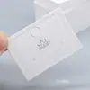 Empaque directo de fábrica joyería un par de pendientes pendientes 2 agujeros cartón materiales importados tarjeta de alta calidad 5.5*4cm