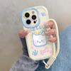 Diseño de Perro Pintado a Mano Adecuado para Funda de Teléfono Apple 17 Pro Max iPhone 15 Nuevo Modelo 14/13 Dibujos Animados 12/11 Lindo