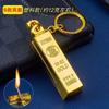 Barra de ouro pequena fósforo todo em metal chaveiro multifuncional 10.000 fósforos isqueiro à prova d'água à prova de vento fabricantes atacado